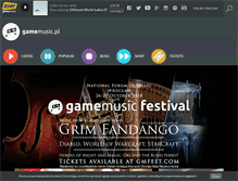 Tablet Screenshot of gamemusic.pl